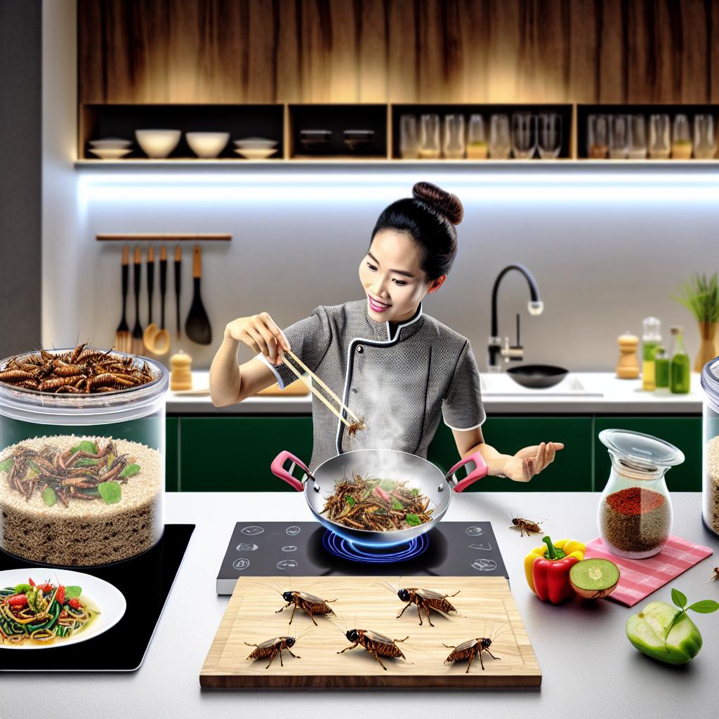 The future of insects as a mainstream food source.