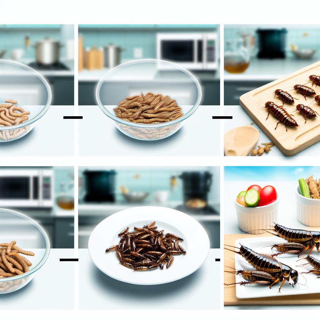 How insects are processed for human consumption.