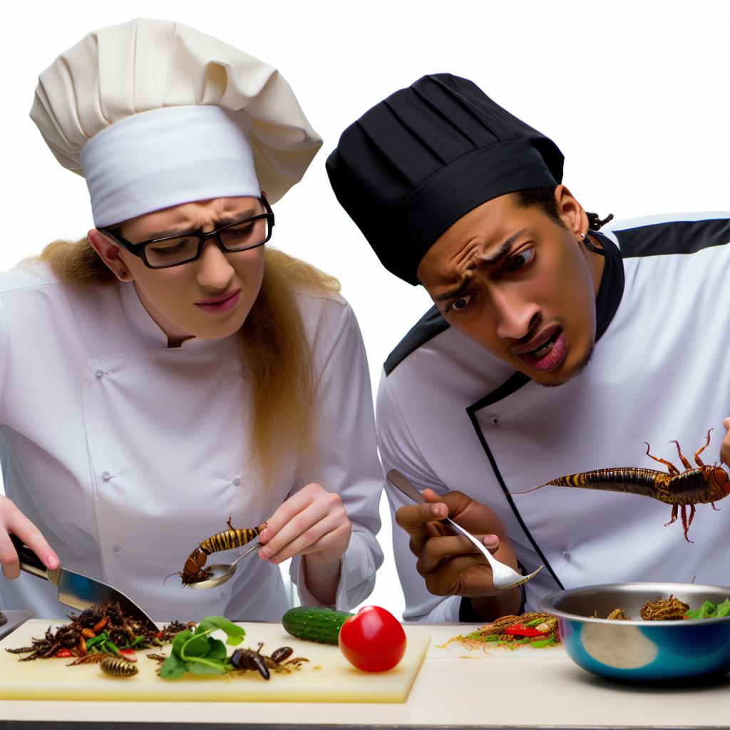 Challenges in introducing insects to Western diets.