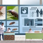 The ethical considerations of farming insects.