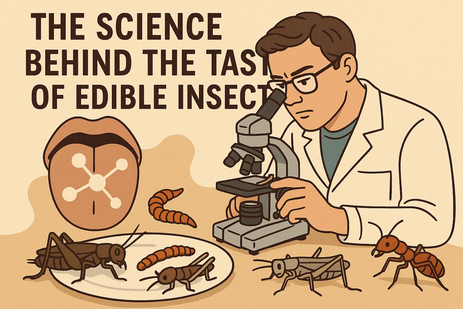 The science behind the taste of edible insects.