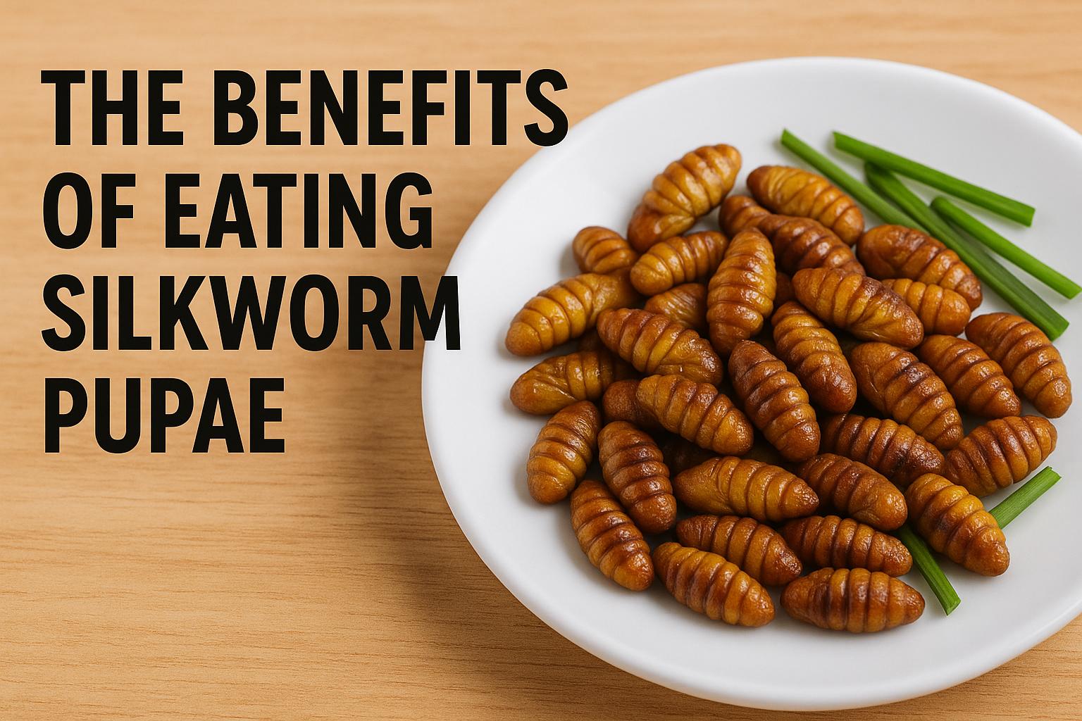 The benefits of eating silkworm pupae.
