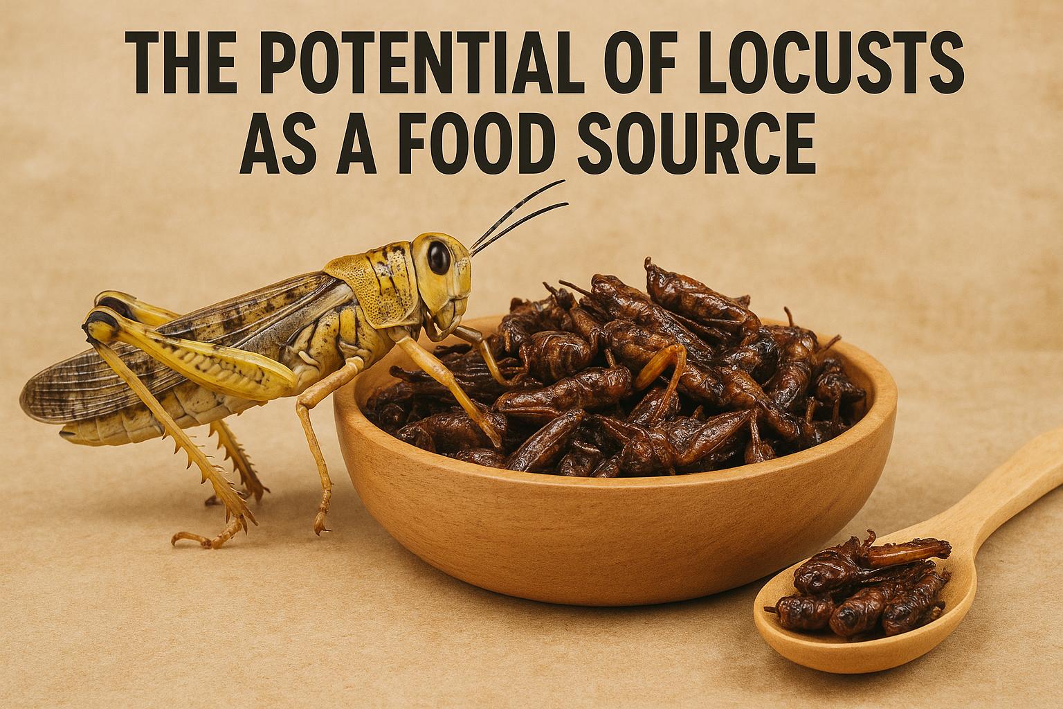 The potential of locusts as a food source.